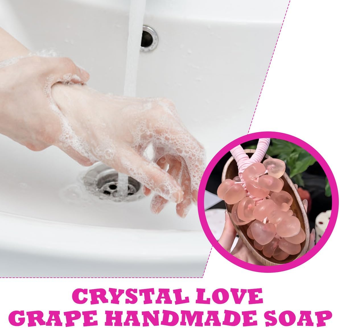 Silicone Heart Shape Soap Mold Kit with Dried Flowers Soap Making for DIY Handmade Mother's Day Without Soaps