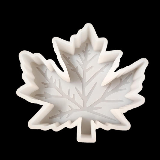 【300+ Design Optional】 Fuehbur Maple Leaf Freshie-Mold, Leaf with Flowers Pattern Silicone Mould for Car-Freshies Baking Aroma Beads - DIY Handmade Resin Mold