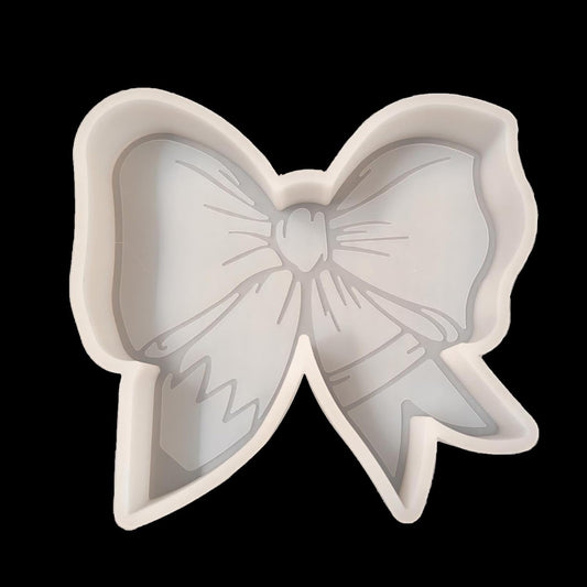 【300+ Design Optional】 Fuehbur Bow with Pencil Freshie-Mold, Bow with Pen Pattern Silicone Mould for Car-Freshies Baking Aroma Beads - DIY Handmade Resin Mold