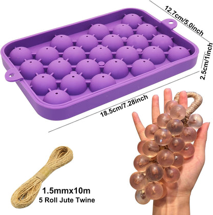 Silicone Soap Making Mold Grape Soap Making Kit Grape Fruit Soap Mold for Handmade Soap Craft Projects