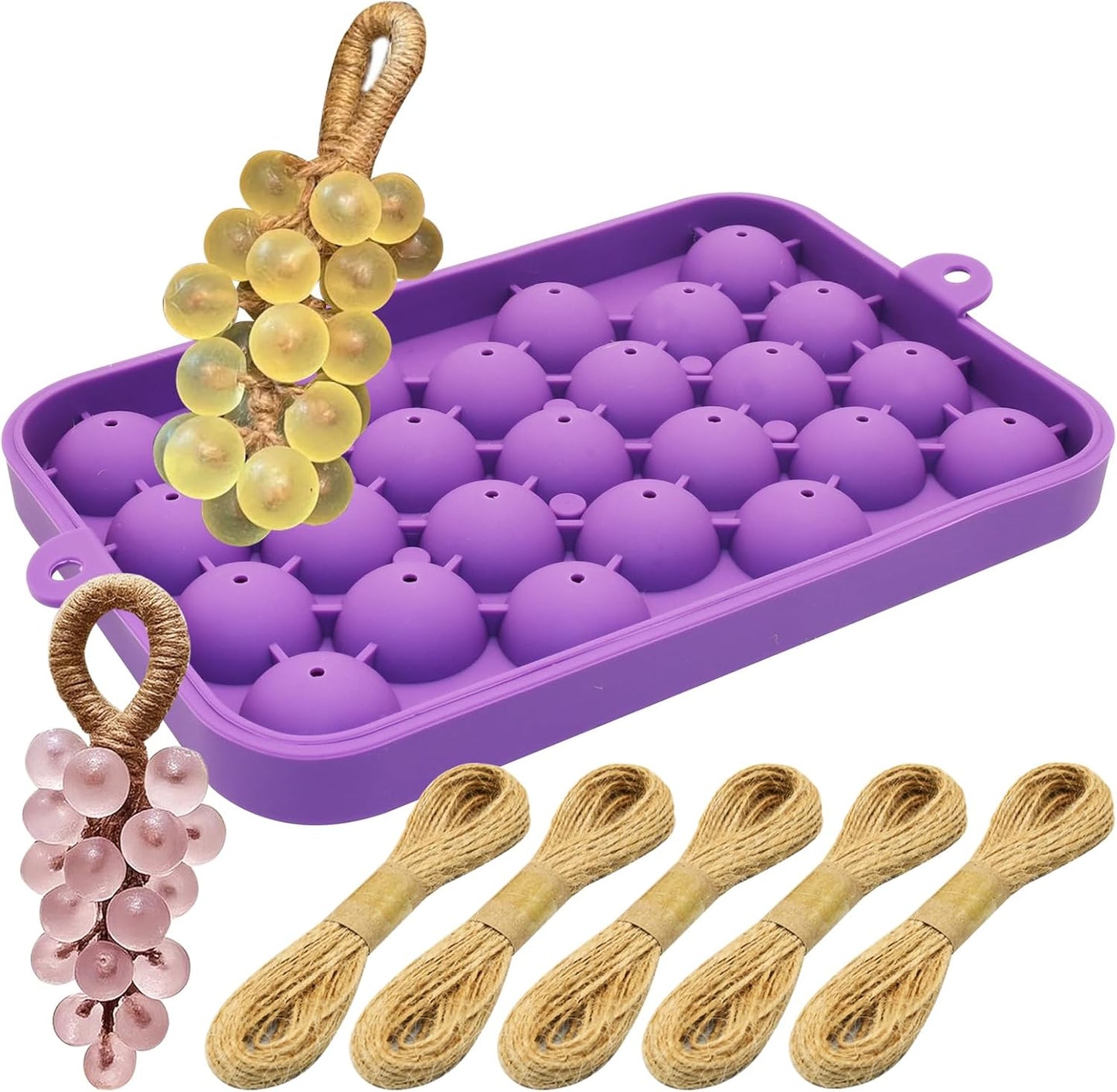 Silicone Soap Making Mold Grape Soap Making Kit Grape Fruit Soap Mold for Handmade Soap Craft Projects