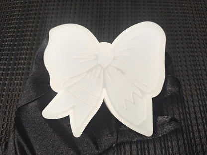 【300+ Design Optional】 Fuehbur Bow with Pencil Freshie-Mold, Bow with Pen Pattern Silicone Mould for Car-Freshies Baking Aroma Beads - DIY Handmade Resin Mold