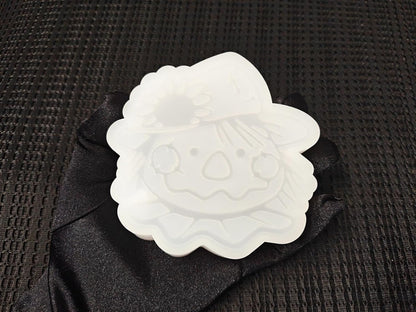 【300+ Design Optional】 Fuehbur Scarecrow Shape Freshie-Mold, Harvest Doll Silicone Mould for Car-Freshies Baking Aroma Beads - DIY Handmade Resin Mold