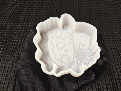 【300+ Design Optional】 Fuehbur Scarecrow Shape Freshie-Mold, Harvest Doll Silicone Mould for Car-Freshies Baking Aroma Beads - DIY Handmade Resin Mold