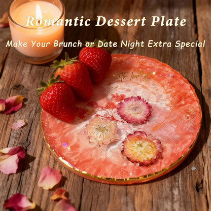 1Pc Silicone Coaster Mold Deep Round Epoxy Resin Mold for Flower Bouquet Preservation Making Resin Craft DIY Jewelry Cups Makeup Fruit Candy Storage Tray Soap Dish Gifts Home Decor Durable